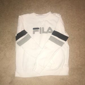 fila crew neck sweatshirt